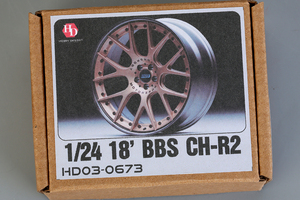 ホビーデザイン HD03-0673 1/24 18インチ BBS CH-R2 ホイールセット(レジン+メタル＋デカール)