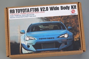 ホビーデザイン HD03-0545 1/24 RB トヨタ FT86 V2.0 ワイドボディキットディティールアップセット (タミヤ用)