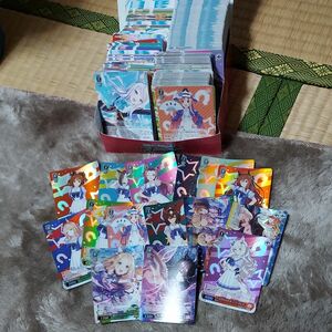 ヴァイスシュヴァルツ ウマ娘 4box分開封済み C U R RR RRR SR クライマックス等 大量 OFR2枚