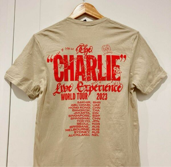 Charlie Puth 2023 チャーリープース ツアーTシャツ