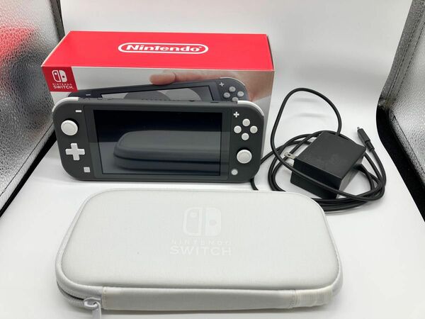 Nintendo Switch Lite グレー スイッチライト 保護ケース付