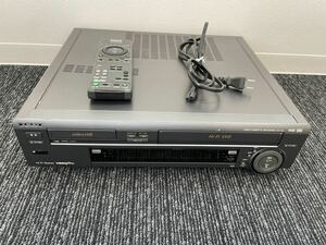 通電確認済み　SONY Hi8・VHSビデオデッキ WV-H4 ジャンク