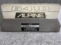 ALPINE 　アルパイン 　6410　 3ウェイスピーカー 左右　ジャンク　希少 旧車_画像3