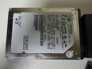 HITACHI ノートPC用 2.5インチHDD 500GB ハードディスク HTS545050B9A300 フォーマット確認のみ #BB02301