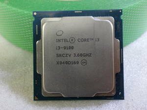 デスクトップPC用 Intel 第9世代 Core i3-9100 3.60GHz SRCZV LGA1151 CPU 動作確認済み#BB0145