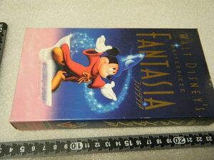 安値スタート！　アメリカで大人気　中古　VHS　映画　ウォルト・ディズニー　ファンタジア　１９９２年製　紙箱　ebayで大人気