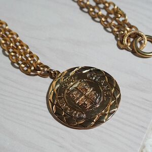 vintage！【CHANEL】カンボンネックレス ココマーク ライオン レディース ゴールド レディースネックレス ロゴ