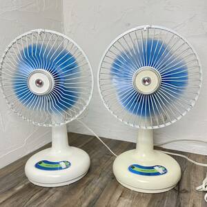 【N55今】★【現状出品】◆KOIZUMI FAN コイズミ 扇風機×２個 20cm 卓上 KEF 289 昭和レトロ アンティーク 当時物