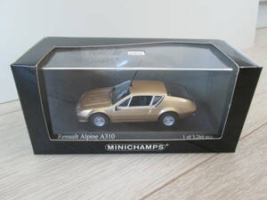 1/43 MINICHAMPS / アルピーヌ ルノー A310 / ミニチャンプス / ALPINE RENAULT A310 1976 Copper ( ※ V6, GORDINI, 