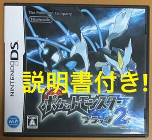 送料無料 DS ポケットモンスター ブラック2 ニンテンドー DS 黒 ポケモン ブラック Nintendo 任天堂 Pokemon RPG 即決