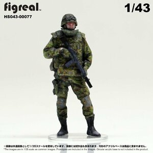 HS043-00077 figreal 陸上自衛隊 1/43 JGSDF 高精細フィギュア