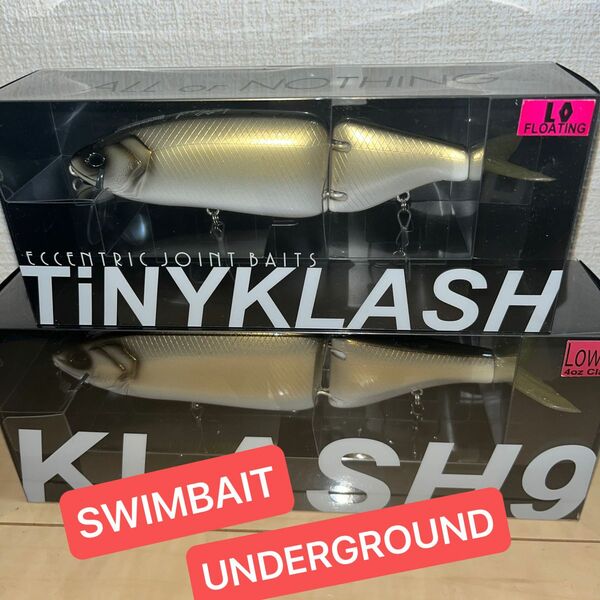 DRT TINYKLASH KLASH9 SWIMBAITUNDERGROUND SUjuvenile shiner ※値引き不可