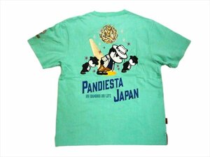 パンディエスタ PANDIESTA 半袖Tシャツ 554853 刺繍＆プリント KING OF PDJ ゼログラヴィティ 半袖 Tシャツ ミント XXLサイズ 新品