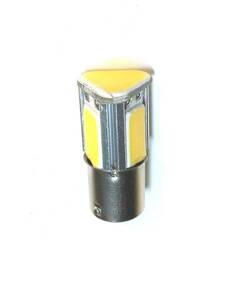 _ amber 12V LED BA15s S25 ( yellow color / amber / turn signal )