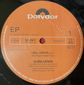 Gloria Gaynor / I Will SurviveとNever Can Say Goodbye 12inch盤その他にもプロモーション盤 レア盤 人気レコード 多数出品。