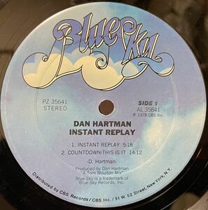 Dan Hartman / Instant Replay 12inch盤その他にもプロモーション盤 レア盤 人気レコード 多数出品。