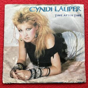 EP盤 Cyndi Lauper Time After Time 7inch盤 その他にもプロモーション盤 レア盤 人気レコード 多数出品。の画像1