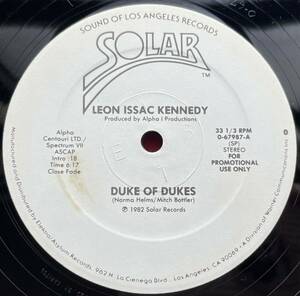 プロモ盤 Leon Issac Kennedy / Duke Of Dukes 12inch盤その他にもプロモーション盤 レア盤 人気レコード 多数出品。