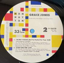 Grace Jones / I'm Not Perfect (But I'm Perfect For You) 12inch盤その他にもプロモーション盤 レア盤 人気レコード 多数出品。_画像3