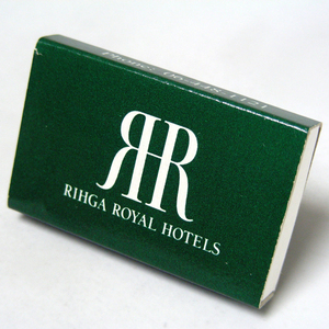 ホテルマッチ箱【RIHGA ROYAL HOTEL】大阪市北区中之島　昭和レトロ宿ホテル系コレクション 1970年頃入手 当時物 匿名配送[G20]