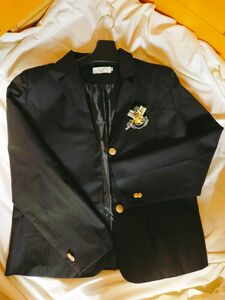 ブレザー ジャケット 制服 テーラード ブラック 卒業 式 スーツ 女の子 フォーマル 小 学生 中 高校生 jk 入学 金ボタ
