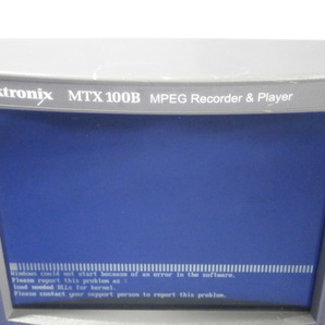 ★Tektronix MTX100B MPEG Recorder&Player★の画像2
