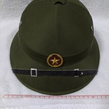 軍用　ヘルメット 帽子型　レトロ　ミリタリー　軍物　ベトナム戦争_画像6