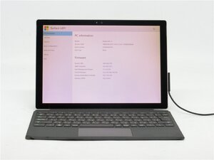 中古　SurfacePro　1796◆Corei5 7300U　2.6GHZ◆SSD128GB◆メモリ4GB◆BIOSまで表示　　ジャンク扱い 　詳細不明