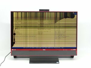 中古 一体型パソコンNEC　DA770/D　CORe6世代i7　4GB　液晶割れ　BIOSまで表示　ジャンク品　　送料無料