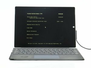 中古　SurfacePro　3　1631◆Corei5　4300U 　1.9GHZ　◆M.2SSD128GB◆メモリ4GB◆BIOSまで表示　　詳細不明　ジャンク品　　送料無料