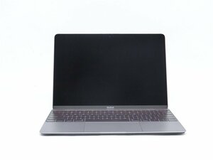 中古　Macbook 　A1534　 　通電しません　英語キーボード　本体止めネジ欠品 　詳細不明　ノートPCパソコン　ジャンク品　