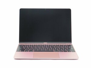 中古　Macbook 　A1534　 　通電しません　英語キーボード　本体止めネジ欠品 　詳細不明　ノートPCパソコン　ジャンク品　