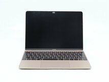 中古　Macbook 　A1534　 　通電しません　　本体止めネジ欠品 　詳細不明　ノートPCパソコン　ジャンク品　送料無料_画像1