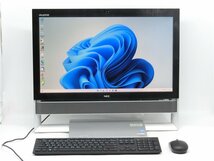 中古 一体型パソコン Windows11+office NEC VN770/S core i7-4700MQ/新品SSD512GB/メモリ16GB/無線内蔵/23インチ　送料無料_画像1