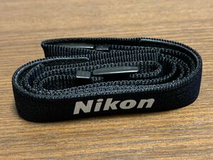 Nikon ニコン カメラストラップ ブラック 黒 未使用品 幅18mm ネックストラップ 純正