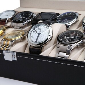 送料690円 腕時計 ケース １２本 収納 ボックス １２個 コレクションケース ディスプレイ 展示 ★ランキング１位獲得★の画像2