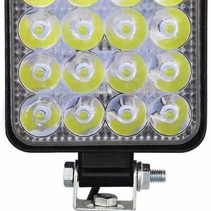 送料140円 led作業灯48W 12v 24V対応 防水IP67 光器 アウトドア 防災 停電 キャンプ 駐車場用 軽トラ トラックバックライト船舶 路肩灯の画像1