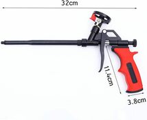 コーキングガン 発泡ガン フォームガン クリーナー不要 シーリング 断熱 すきま埋め DIY 発泡ウレタンガン スプレーガン_画像4