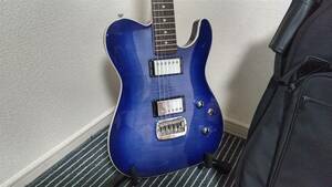 送料無料【G&L】Tribute ASAT Deluxe Carved Top / Bright Blueburst