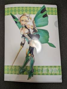 C103 コミケ103 TONY T2 ART WORKS クリアファイル 罪姫 エルフ エルフィーナ 全身