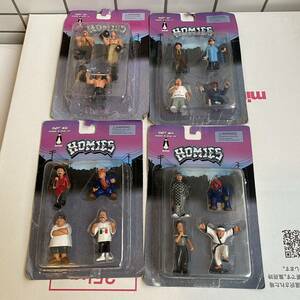 【未開封　4個セット】HOMIES ホーミーズ 1/24 フィギュア 15体 コレクター シリーズ health club ローライダー チカーノ ヒップホップ 