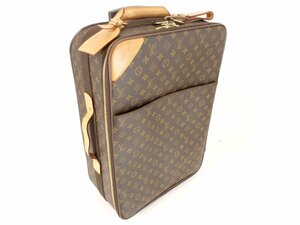 1円スタート 【LOUIS VUITTON ルイヴィトン】 ペガス55 モノグラム スーツケース キャリーバッグ M23294 旅行カバン ヴィンテージ