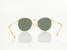 1円スタート 【Ray-Ban レイバン】 B&L ボシュロム製 サングラス ラウンド アイウェア ゴールド 装飾小物_画像4