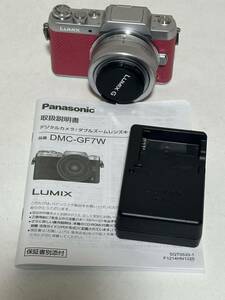 Panasonic LUMIX DMC-GF7 ピンク レンズキット