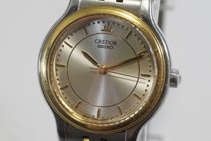 1円~【130】実働　SEIKO／セイコー　7371-0050　CREDOR／クレドール　クオーツ　レディース　腕時計　正規品ベルト