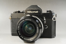 1円~【229】Nikomat　FT2　ニコン　フィルムカメラ　／LENDS　NIKKOR-N・C　Auto　1:2.8　f=24mm_画像1