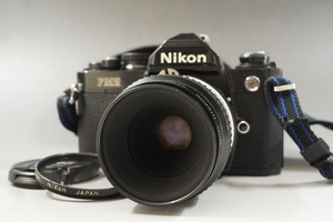 1円~【237】Nikon／ニコン　FM2　／LENDS　Micro-NIKKOR　55mm　1:2.8