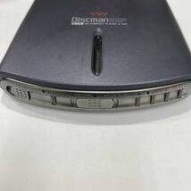 CW04 現状品 SONY D-626 Discman ポータブルCDプレーヤー ディスクマン WALKMAN CDウォークマン ソニー ESP ブラック_画像3