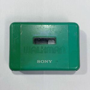 TR59 通電OK SONY WM-52 WALKMAN ポータブルカセットプレーヤー カセットウォークマン ソニー レアカラー グリーン