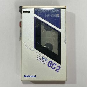 TR61 現状品 National RX-1960 ポータブルラジオカセットレコーダーWALKMAN カセットウォークマン ナショナル 松下電器 ホワイト